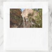 Emerald Pool Falls I aus dem Zion National Park Rechteckiger Aufkleber (Tasche)