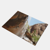 Emerald Pool Falls II aus dem Zion National Park Fußmatte (Schrägansicht)