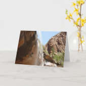 Emerald Pool Falls II aus dem Zion National Park Karte (Gelbe Blume)