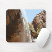 Emerald Pool Falls II aus dem Zion National Park Mousepad (Mit Mouse)