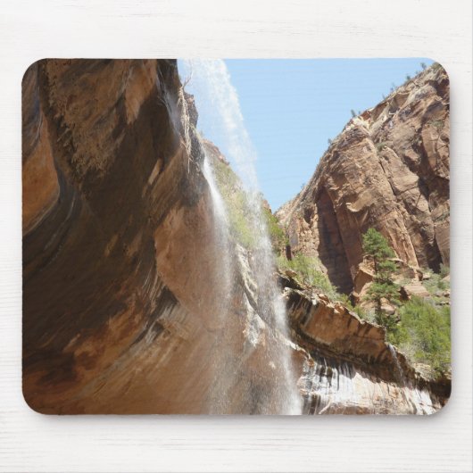 Emerald Pool Falls II aus dem Zion National Park Mousepad (Vorne)