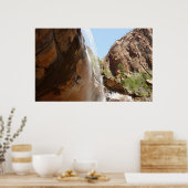 Emerald Pool Falls II aus dem Zion National Park Poster (Küche)