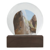 Emerald Pool Falls II aus dem Zion National Park Schneekugel (Rückseite)