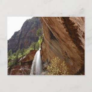 Emerald Pool Falls III aus dem Zion-Nationalpark Postkarte