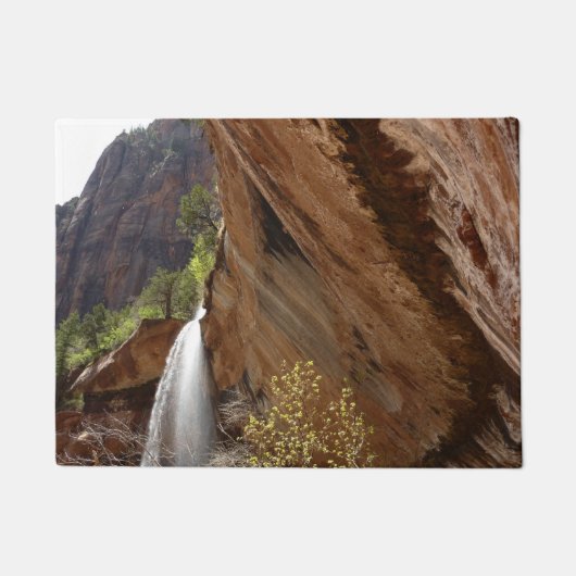 Emerald Pool Falls III von Zion National Park Fußmatte (Vorderseite)