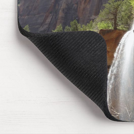 Emerald Pool Falls III von Zion National Park Mousepad (Ecke)