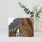 Emerald Pool Falls III von Zion National Park Postkarte (Stehend Vorderseite)