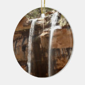 Emerald Pool Falls IV von Zion National Park Keramikornament (Links)