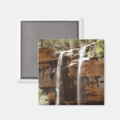 Emerald Pool Falls IV von Zion National Park Magnet (Vorderseite/Rückseite)