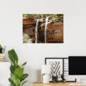 Emerald Pool Falls IV von Zion National Park Poster (Heimbüro)