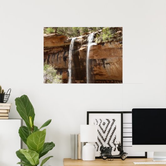 Emerald Pool Falls IV von Zion National Park Poster (Heimbüro)