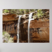 Emerald Pool Falls IV von Zion National Park Poster (Vorne)