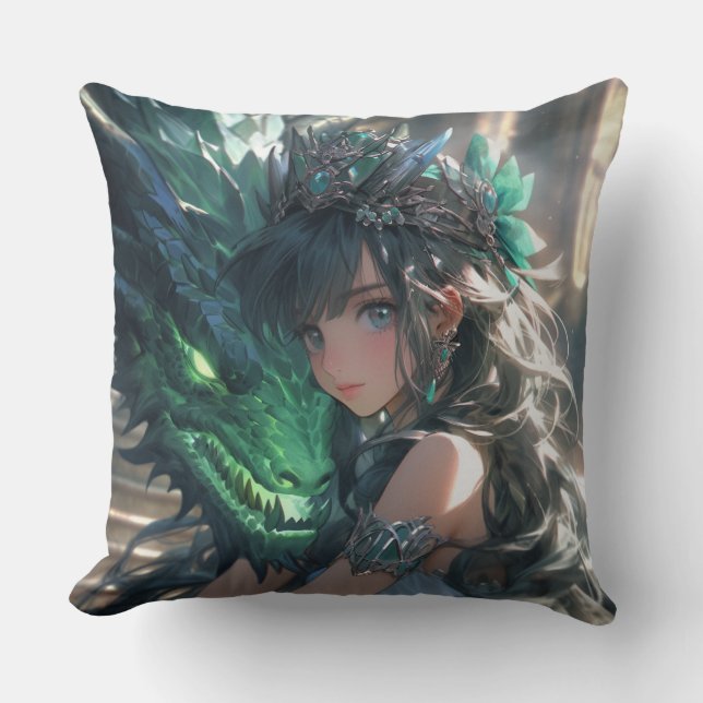 Emerald Prinzessin Kissen (Vorderseite)