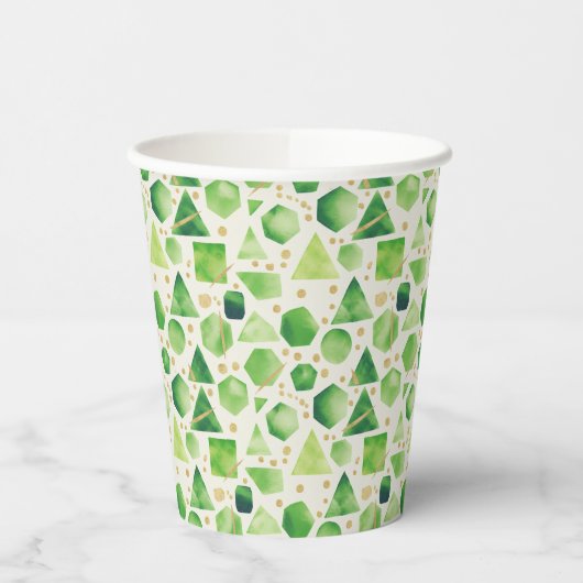 Emerald Prism Mosaic Pappbecher (Links)