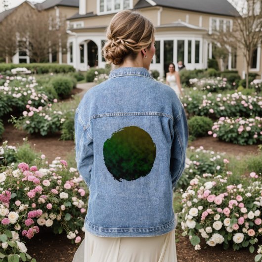 Emerald Refrain Jeansjacke (Hochzeit Rückseite)