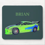 Emerald Roadrunner of the Verdant Horizon Mousepad<br><div class="desc">Emerald Roadrunner of the Verdant Horizon captures the dynamic spirit of a sleek green car gliding through open space. Its vibrant color reflects energy, freshness, and a sense of freedom, while the smooth lines and polished surface evoke motion even at rest. This concept blends nature‑inspired tones with modern automotive elegance,...</div>