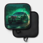 Emerald Rolls Topflappen (Vorderseite/Rückseite)