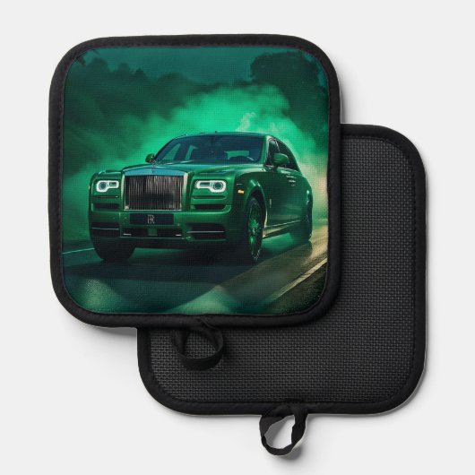 Emerald Rolls Topflappen (Vorderseite/Rückseite)