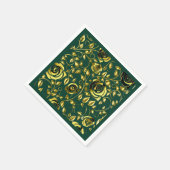 Emerald Romance wedding napkins Serviette (Ecke)