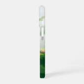 Emerald & Rose Abstract Marble iPhone 16 Hülle (Linke Seite)