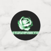 Emerald Rose Polterabend Table Confetti Konfetti (Klein Vorderseite)