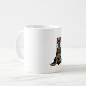 Emerald Royal Cat Empress Tote Bag Kaffeetasse (Vorderseite Links)