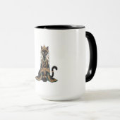 Emerald Royal Cat Empress Tote Bag Tasse (VorderseiteRechts)