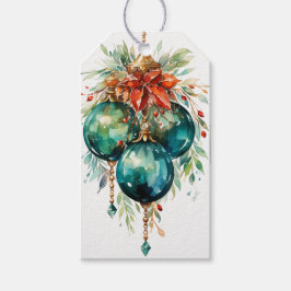 Emerald & Ruby Delights: Eine Fusion rot & grün Geschenkanhänger