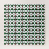 Emerald Ruby Diamond Gemstone Art Red Green Puzzle (Horizontal)