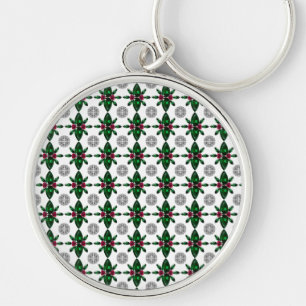 Emerald Ruby Diamond Gemstone Art Red Green Schlüsselanhänger