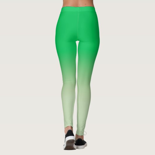 Emerald Sage Green Ombre Leggings (Rückseite)