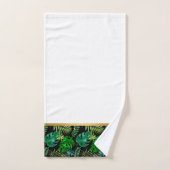 EMERALD SCHWARZ TROPICAL GOLD BADEZIMMER TOWEL SET (Handtuch)