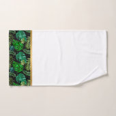 EMERALD SCHWARZ TROPICAL GOLD BADEZIMMER TOWEL SET (Handtuch)