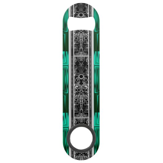 Emerald Scroll Cat Speedflaschenöffner (Rückseite)