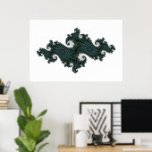Emerald Seepferd Julia Poster (Heimbüro)