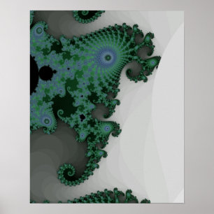 Emerald Seepferd Poster
