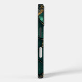 Emerald Serpent Snakeskin Phone Case (Rückseite / Rechts)