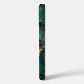 Emerald Serpent Snakeskin Phone Case (Rückseite / Links)