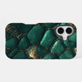 Emerald Serpent Snakeskin Phone Case iPhone 16 Hülle (Rückseite (Horizontal))