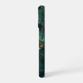 Emerald Serpent Snakeskin Phone Case iPhone 16 Hülle (Linke Seite)