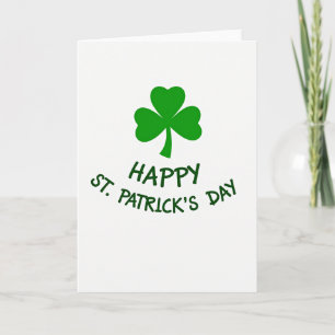 Emerald Shamrock Glückskarte Karte