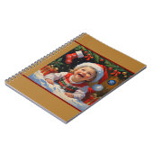 Emerald Smiple Cute Santa Notizblock (Linke Seite)
