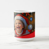 Emerald Smiple Cute Weihnachtsmann Kaffeetasse (Mittel)