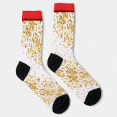 Emerald Smiple Süßer Weihnachtsmann Socken (Rechts)