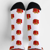 Emerald Smiple Süßer Weihnachtsmann Socken (Oben)