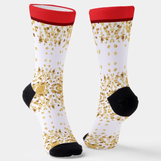 Emerald Smiple Süßer Weihnachtsmann Socken (Gewinkelt)