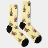 Emerald Smiple Süßer Weihnachtsmann Socken (Rechts)