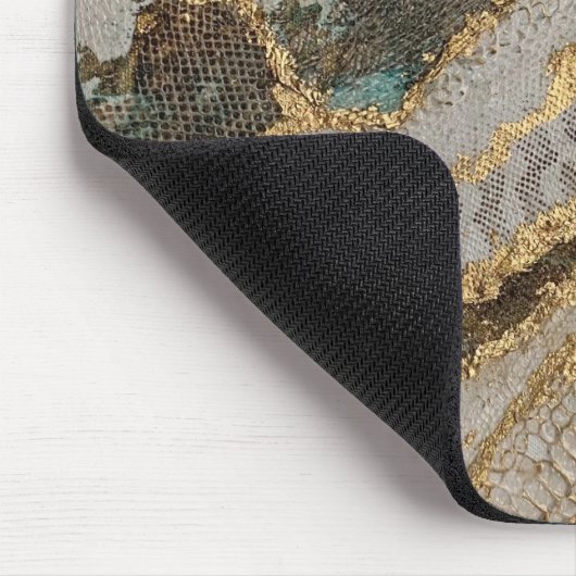 Emerald Snake Skin Mousepad Office Computer (Ecke)