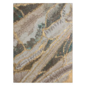 Emerald Snake Skin Tablecloth Gold Event Decke (Vorderseite)