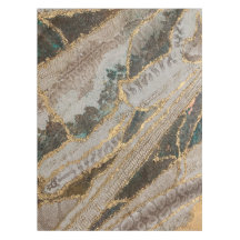 Emerald Snake Skin Tablecloth Gold Event Decke
